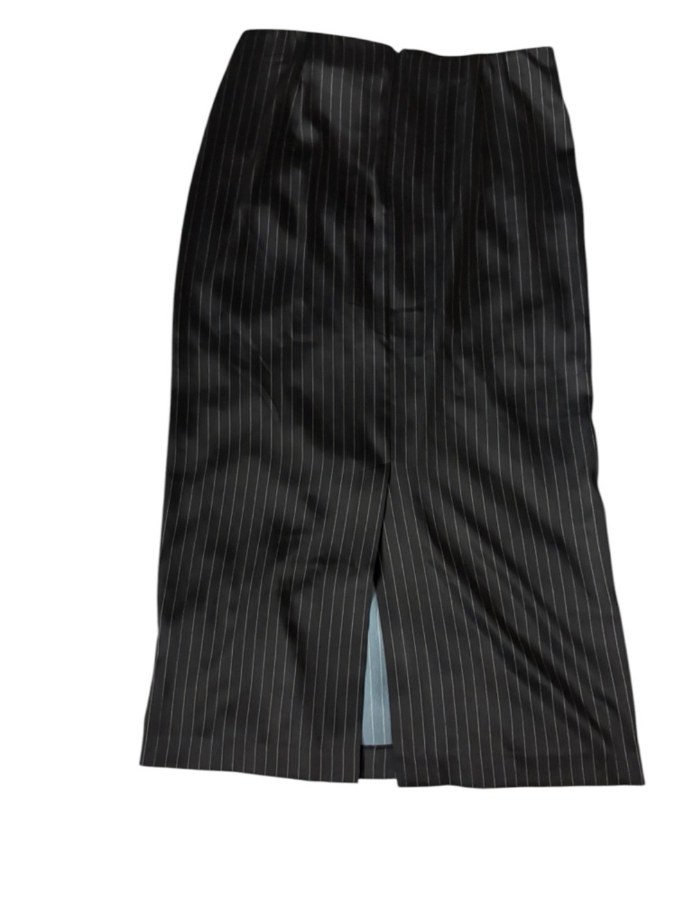 Vince Black Pinstripe Midi Skirt - Picture 3 of 5